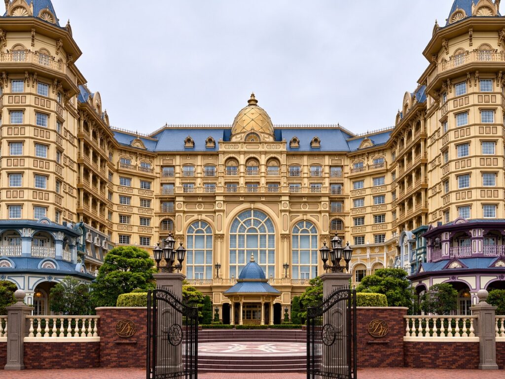 東京ディズニーランドホテル 外観・昼間・正面
