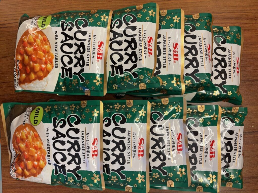 アメリカAmazonで購入したレトルトカレー