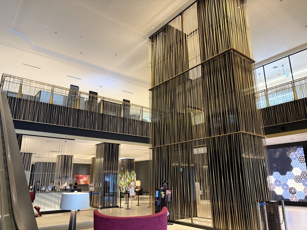 Art Hotel Osaka Bay Tower lobby interior — spacious check-in area