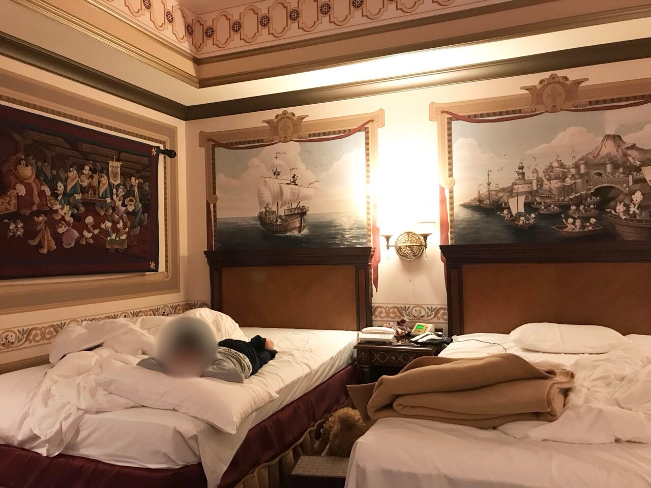 ディズニーシー・ホテルミラコスタの子連れで宿泊した客室