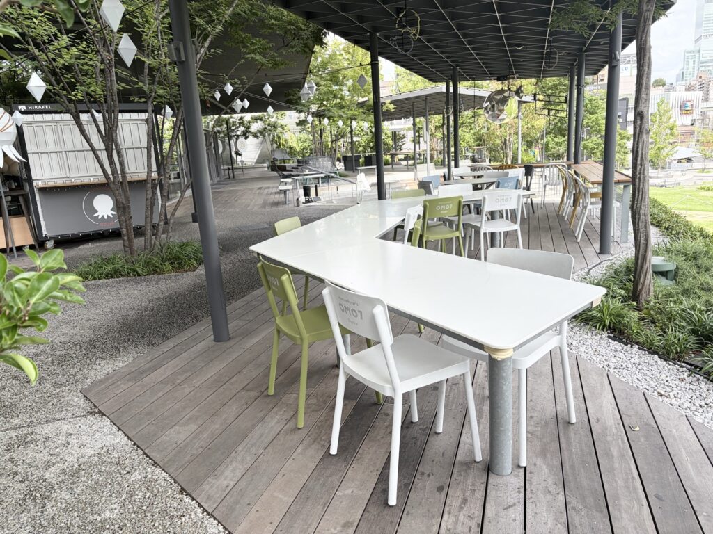 OMO7 Osaka by Hoshino Resorts Terrace | Outdoor terrace with Osaka city views