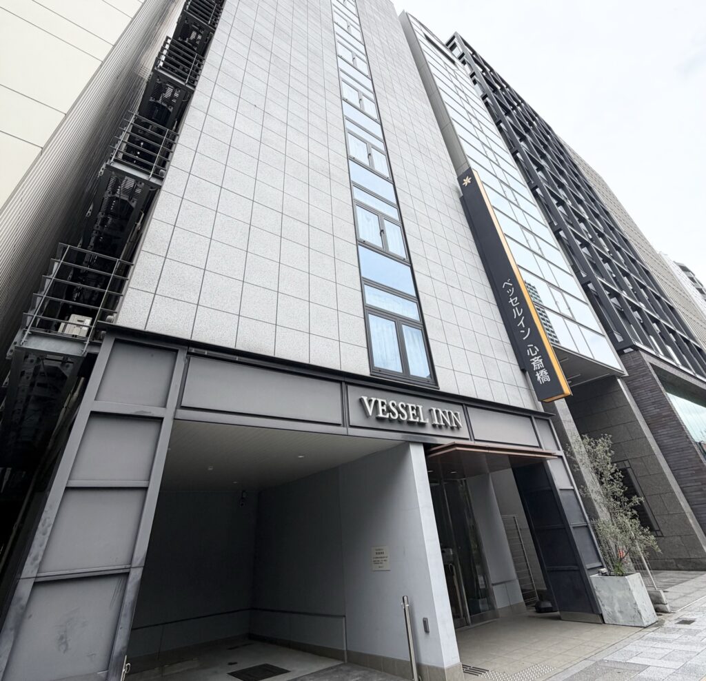 Vessel Inn Shinsaibashi Exterior | Budget-friendly hotel near Shinsaibashi shopping, Osaka